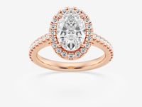 Savannah-Halo Engagement Ring - Lab Grown Diamonds