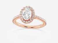 Savannah-Halo Engagement Ring - Lab Grown Diamonds