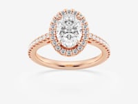 Savannah-Halo Engagement Ring - Lab Grown Diamonds