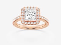 Savannah-Halo Engagement Ring - Lab Grown Diamonds
