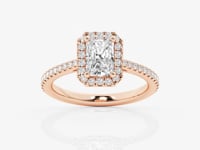 Savannah-Halo Engagement Ring - Lab Grown Diamonds