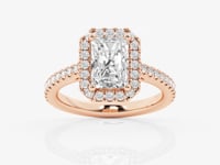 Savannah-Halo Engagement Ring - Lab Grown Diamonds