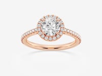 Savannah-Halo Engagement Ring - Lab Grown Diamonds