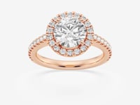 Savannah-Halo Engagement Ring - Lab Grown Diamonds