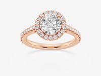 Savannah-Halo Engagement Ring - Lab Grown Diamonds