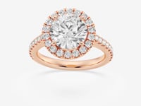 Savannah-Halo Engagement Ring - Lab Grown Diamonds