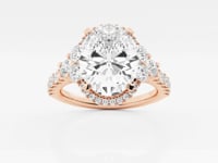 Serena-Halo Engagement Ring - Lab Grown Diamonds