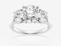 Trinity-Lab Grown Diamond Engagement Ring