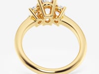 Trinity-Lab Grown Diamond Engagement Ring for Women