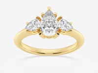 Trinity-Lab Grown Diamond Engagement Ring for Women