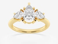 Trinity-Lab Grown Diamond Engagement Ring for Women