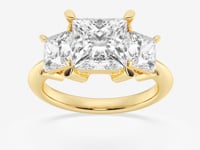Trinity-Lab Grown Diamond Engagement Ring for Women