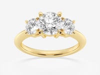 Trinity-Lab Grown Diamond Engagement Ring for Women