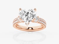 Vivienne-Three Stone Engagement Ring - Lab Grown Diamonds