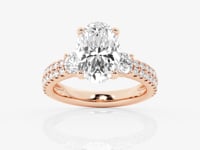 Vivienne-Three Stone Engagement Ring - Lab Grown Diamonds