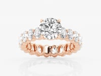 Victoria-Side Stone Engagement Ring - Lab Grown Diamonds