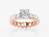 Victoria-Side Stone Engagement Ring - Lab Grown Diamonds