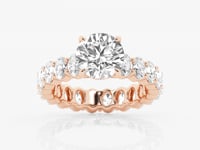 Victoria-Side Stone Engagement Ring - Lab Grown Diamonds
