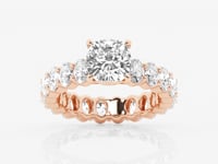 Victoria-Side Stone Engagement Ring - Lab Grown Diamonds