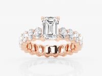 Victoria-Side Stone Engagement Ring - Lab Grown Diamonds