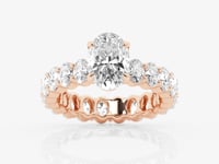 Victoria-Side Stone Engagement Ring - Lab Grown Diamonds