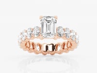 Victoria-Side Stone Engagement Ring - Lab Grown Diamonds