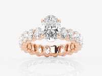 Victoria-Side Stone Engagement Ring - Lab Grown Diamonds
