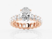 Victoria-Side Stone Engagement Ring - Lab Grown Diamonds
