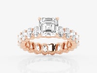 Victoria-Side Stone Engagement Ring - Lab Grown Diamonds