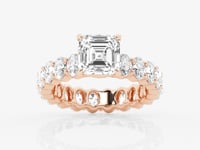 Victoria-Side Stone Engagement Ring - Lab Grown Diamonds