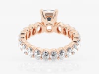 Victoria-Side Stone Engagement Ring - Lab Grown Diamonds