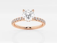 Everly-Halo Engagement Ring - Lab Grown Diamonds