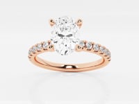 Everly-Halo Engagement Ring - Lab Grown Diamonds