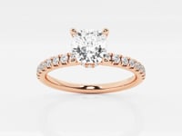 Everly-Halo Engagement Ring - Lab Grown Diamonds