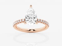 Everly-Halo Engagement Ring - Lab Grown Diamonds