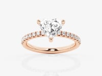 Everly-Halo Engagement Ring - Lab Grown Diamonds