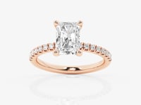 Everly-Halo Engagement Ring - Lab Grown Diamonds