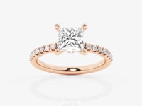 Everly-Halo Engagement Ring - Lab Grown Diamonds