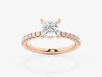 Everly-Halo Engagement Ring - Lab Grown Diamonds