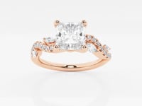 Scarlett-Side Stone Engagement Ring - Lab Grown Diamonds