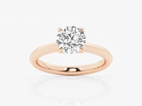 Violet-Solitaire Engagement Ring - Lab Grown Diamonds