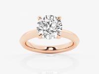 Violet-Solitaire Engagement Ring - Lab Grown Diamonds