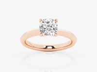 Violet-Solitaire Engagement Ring - Lab Grown Diamonds