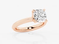 Violet-Solitaire Engagement Ring - Lab Grown Diamonds
