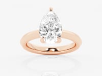 Violet-Solitaire Engagement Ring - Lab Grown Diamonds