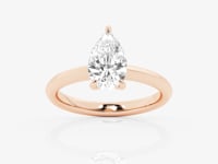 Violet-Solitaire Engagement Ring - Lab Grown Diamonds