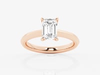 Violet-Solitaire Engagement Ring - Lab Grown Diamonds