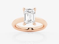 Violet-Solitaire Engagement Ring - Lab Grown Diamonds