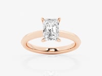 Violet-Solitaire Engagement Ring - Lab Grown Diamonds