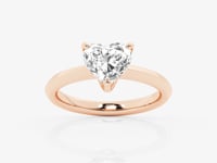 Violet-Solitaire Engagement Ring - Lab Grown Diamonds